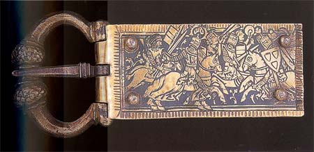 Buckle from the 13th century, Hungarian National Museum, Budapest