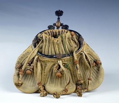 Purse, 16th century, French (leather),  Museo Nazionale del Bargello, Florence, Italy